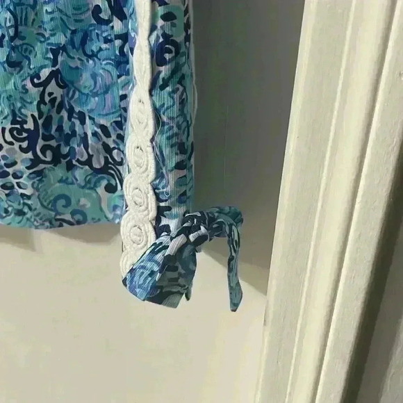 Lilly Pulitzer NWOT Mila Stretch Shift Dress Light Aqua Spritz  Size 6 - Picture 7 of 13